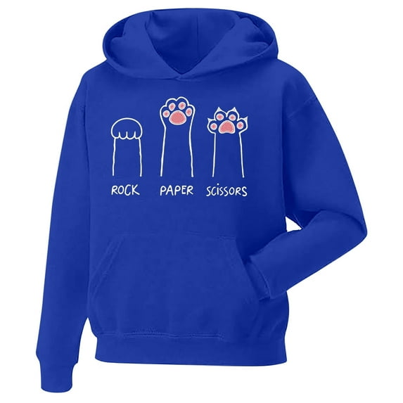 Valora Men Winter Outfit Casual Velvet Living Sweatshirt Hooded Pullover for Men Women with Hood Hoodie Print Loose Fit Sportswear Blue 2XL
