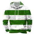 thumbnail image 1 of Valora Men Winter Outfit Men's Fall And Winter Hooded Sweatshirt With Drawstring Casual Loose Fit Sweater For Everyday Wear Green XL, 1 of 2