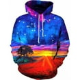 thumbnail image 1 of Valora Men Winter Outfit Men's Hoodies Sweatshirts Product Title Stylish 3D Printed Graphic Novelty Hoodie with Front Pocket Pullover for Everyday casual Wear Watermelon Red XL, 1 of 2