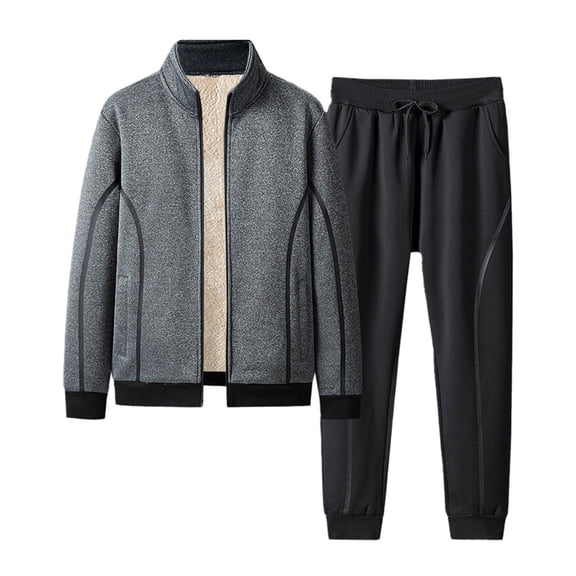 Valora Men's Suits Men aposs Suits Men aposs Winter Wool Warm Lined Snowboard Outdoor Windproof Thickened Hooded Zip Suit# end start# s# Designed for outdoor winter activity this combines warmth