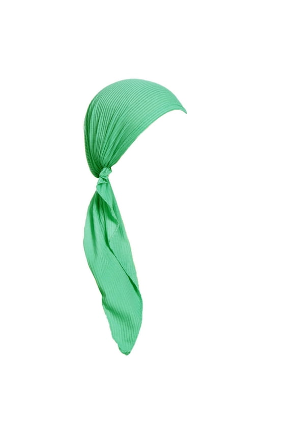 Solid Women's Baseball Cap Turban Headwear Hat Green Green