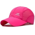 thumbnail image 1 of Valora Spring Summer Outdoor Quick Drying Sports Hats Men Women Lightweight Breathable Avisilla Mesh Baseball Cap Pink Pink, 1 of 2
