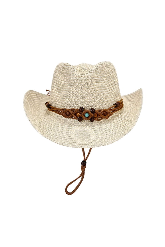 Summer Outdoor Casual Holiday Panama Shade Straw Sun Hat for Women Men Wide Brim UPF 50+ Breathable Lightweight Travel Beach Accessory Beige Beige