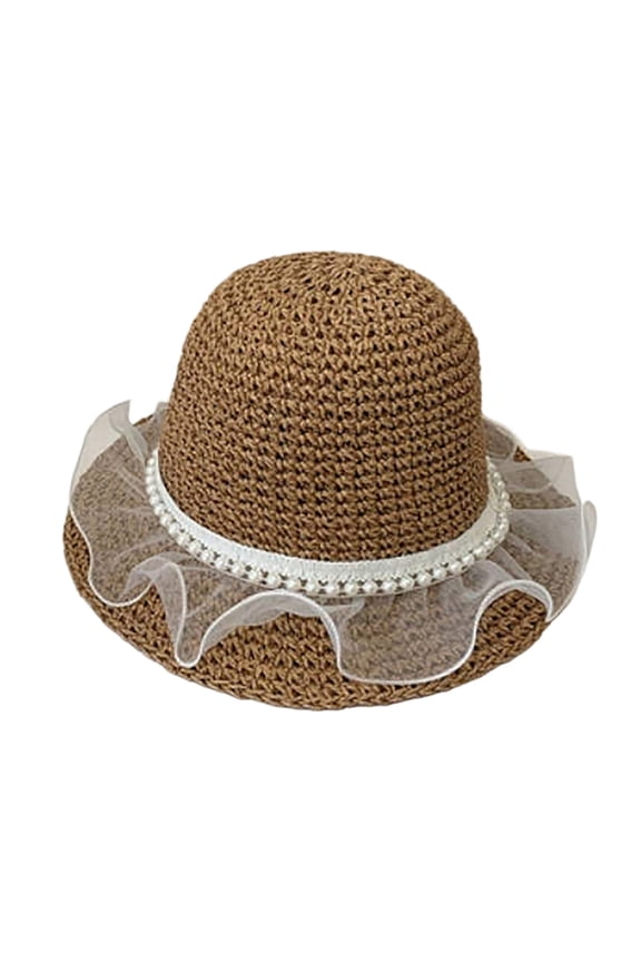 Sun Wide Brim Hat For Outdoor Activities Lightweight Beach Hiking Travel Blocking Shade Comfortable Casual Summer Brown Brown