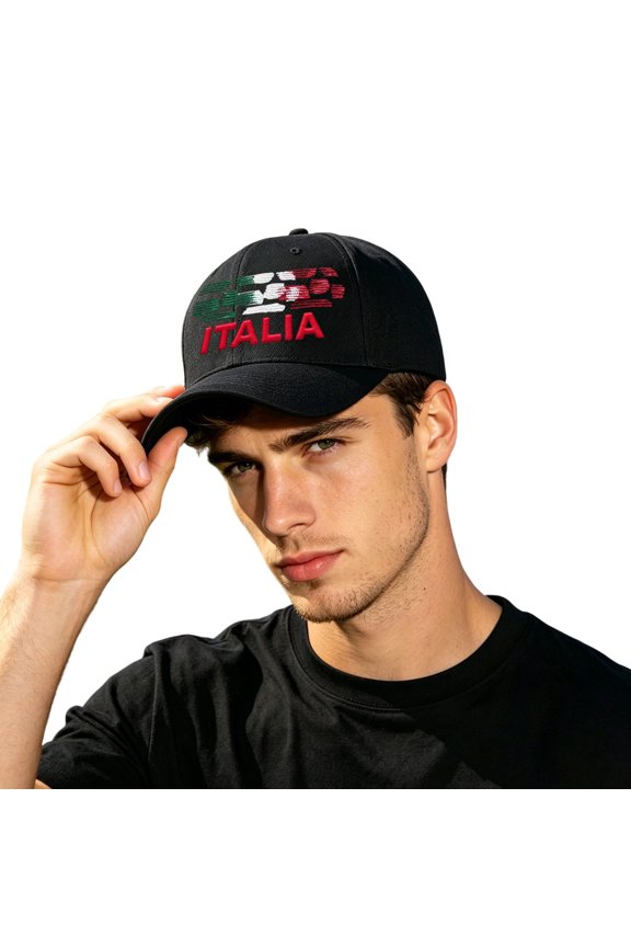 Unisex Baseball Cap With Design For Sun Hat Adjustable Strap Backward Compatible Lightweight Casual Wear Black Black