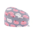thumbnail image 1 of Valora Unisex Beret Hat Breathable Printed Doctor Scrub Cap For Healthcare Workers Pink, 1 of 1