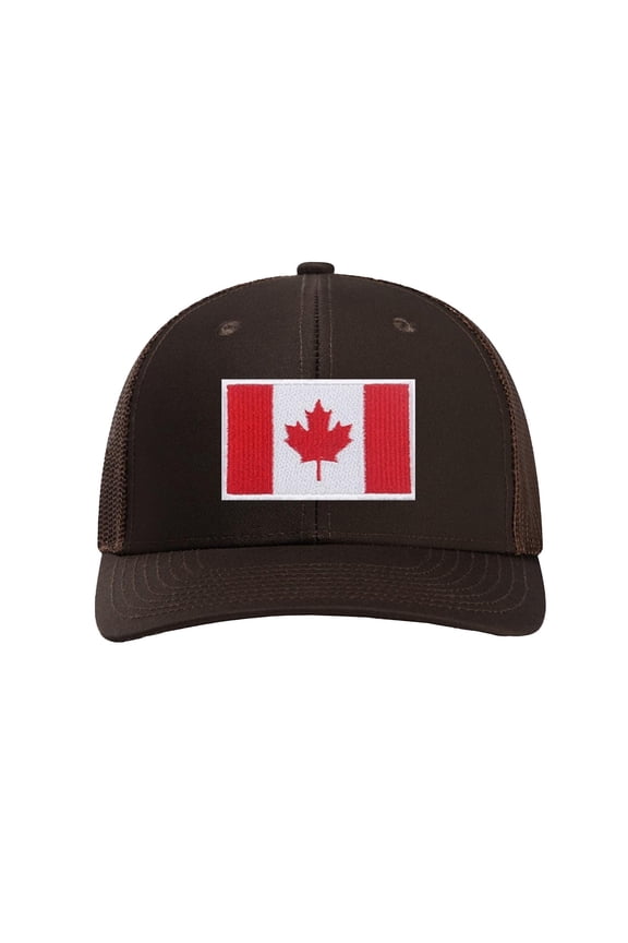 Visor Hat Canadian Maple Leaf Print Lightweight Sun Shield Cap Outdoor Activities Unisex Baseball Breathable Design Everyday Use Brown
