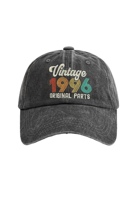 Washed Denim Print Baseball Cap Unstructured Soft Bill Hat Unique Distressed Casual Snapback Trucker Dad Adjustable Black Black