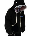 thumbnail image 1 of Valora Women's Hoodies Sweatshirts Cozy Everyday Pullover with Long Sleeve Blue Shape Hooded Fashion Sweatshirt for Women Black L, 1 of 4