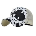 thumbnail image 1 of Valora Womens Ponytail Hat Baseball Cap High Messy Bun Ponycap Quick Drying Mesh Curved Sun Runner Snapback White, 1 of 4