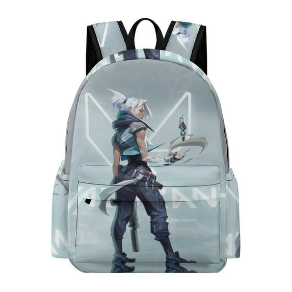 Valorant Casual Shoulder Backpack Unisex Daypack Trendy Printed Sports Bag Rucksack for School Travel