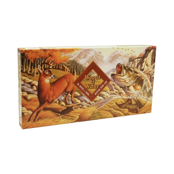 Valore Woods and Water Board Game - 2 to 4 Players, Ages 12 and Up, Play Time 1 to 2 Hours - Board Games for Family Game Night - Hunting and Fishing Gifts for Men
