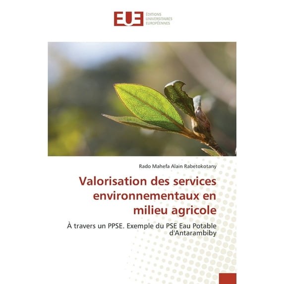 Valorisation des services environnementaux en milieu agricole (Paperback)