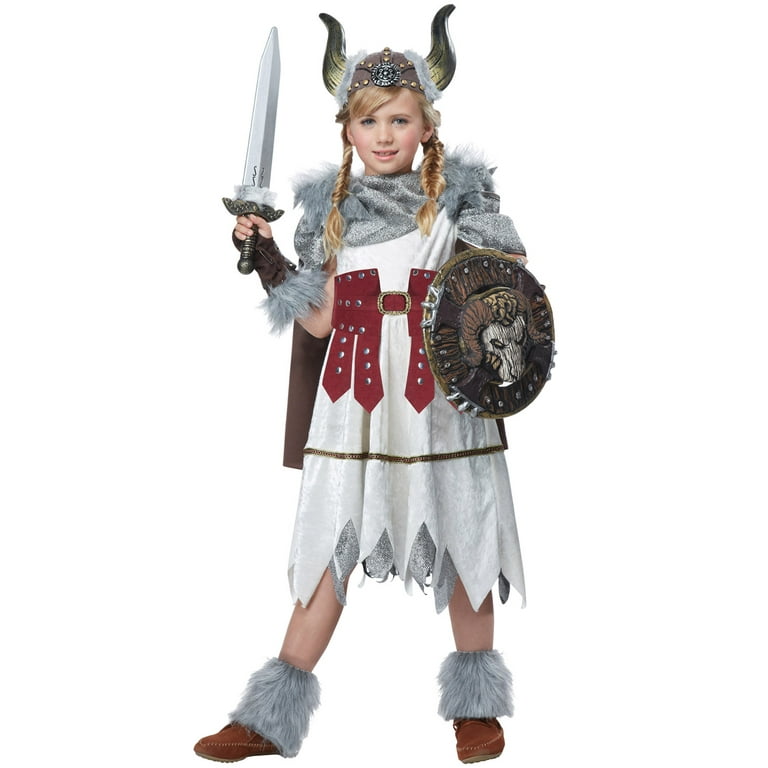 Valorous Viking Girl Costume Walmart