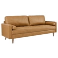thumbnail image 1 of Valour 88" Leather Sofa-EEI-5871-BLK, 1 of 4