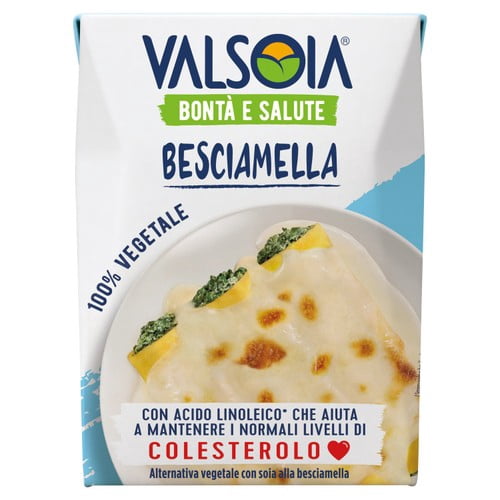 Valsoia Soya Bechamel Sauce 200ml, British Import (Pack of 2)
