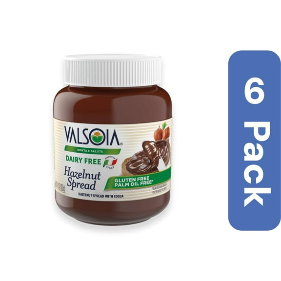 Valsoia Spread Hazelnut 14 oz (Pack Of 6)