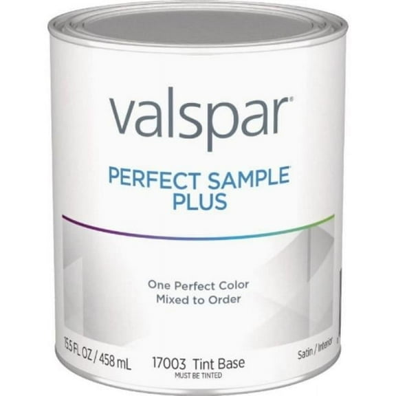 Valspar 028.0017003.004 458 ml Sample Interior Latex Satin Tint Base Paint