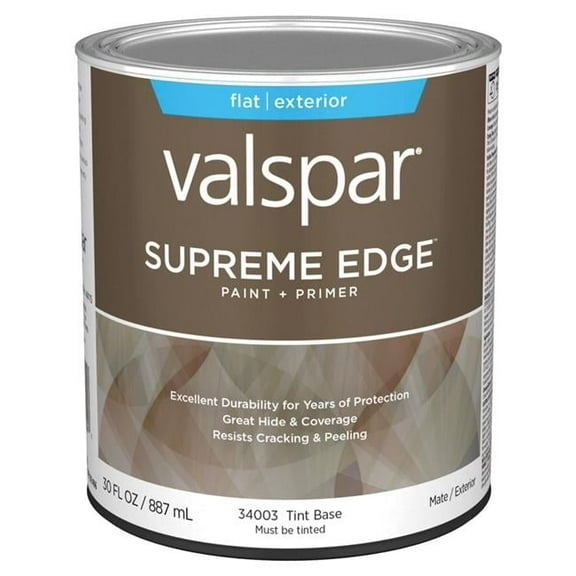 Valspar 028.0034003.005 1 qt. Supreme Acrylic Latex House Trim Paint & Primer, Neutral & Tint