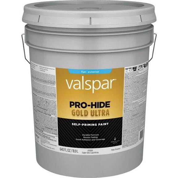 Valspar 028.0061000.008 5 gal Interior Flat Super White Pail Paint