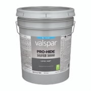 Valspar 028.0071000.008 Interior Silver Flat Pail Paint, White