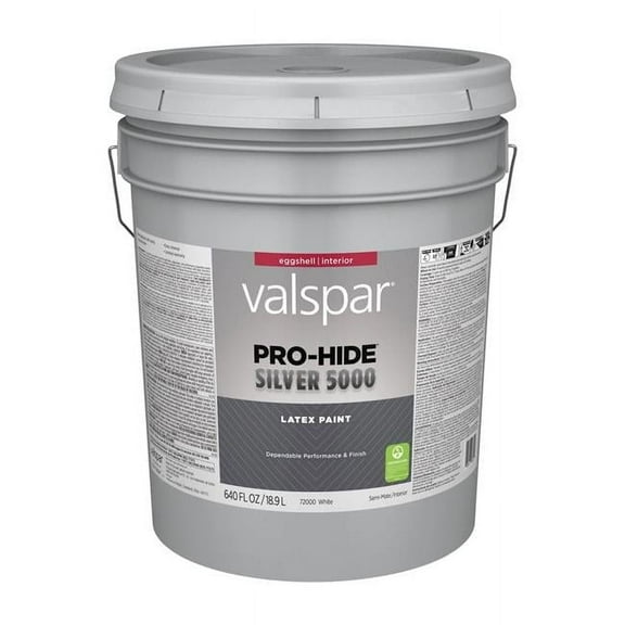 Valspar 028.0072000.008 5 gal Prohide Acrylic Latex All Purpose Paint, White & Eggshell