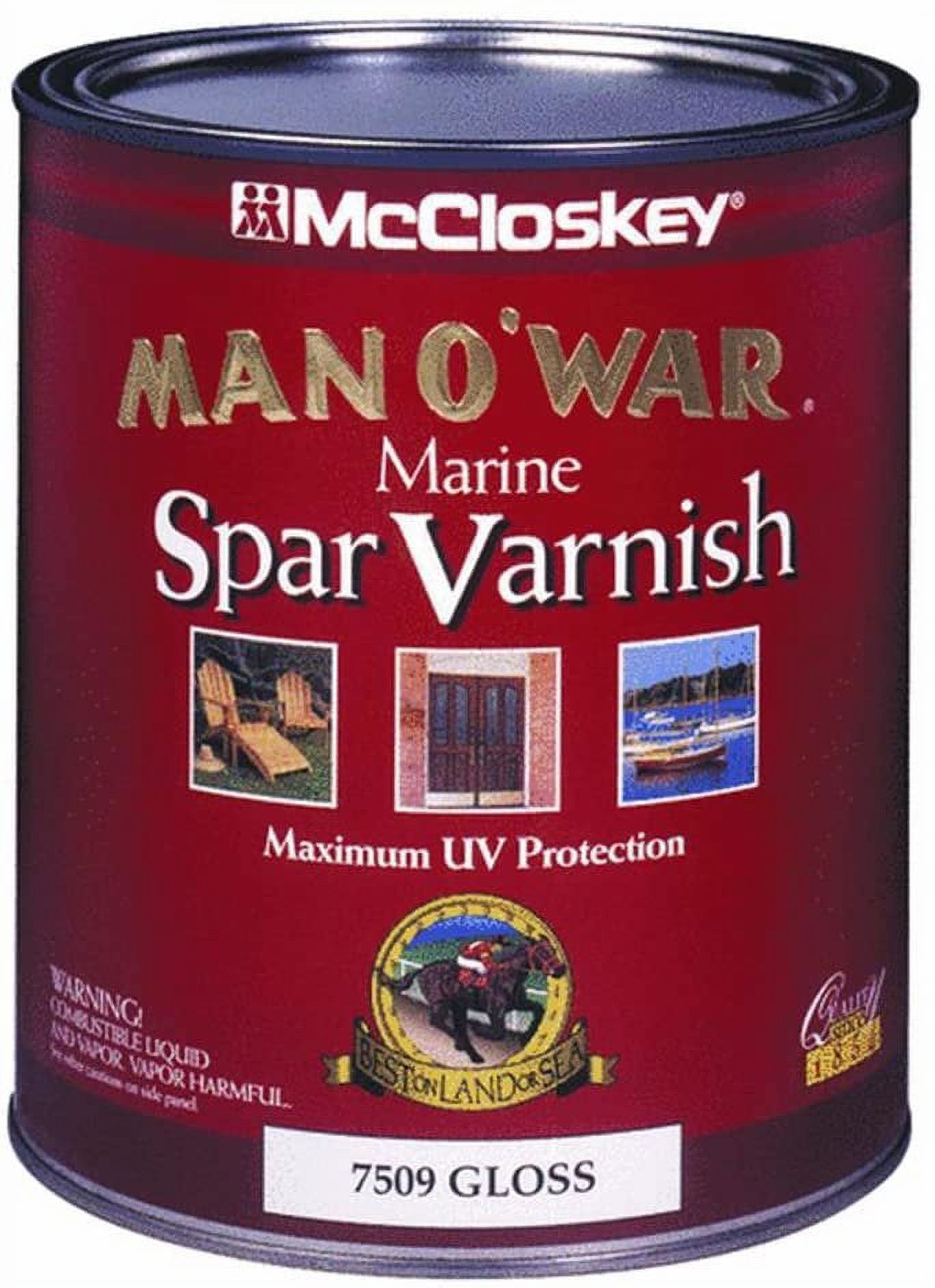 Valspar 080.0006505.005 McCloskey Man O'War VOC Spar Varnish