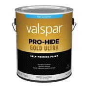 Valspar Pro-Hide Gold Exterior Paint Flat - Durable Acrylic-Based - 1 Gal, Pastel Base   Interior & Exterior Use, Professional Finish
