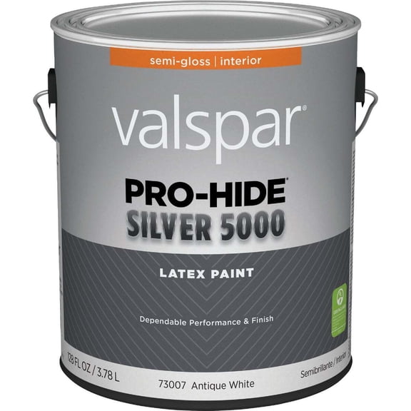 PRO-HIDE Interior Paint Hide 5000 - Semi-Gloss, Acrylic, White - 1 Gal