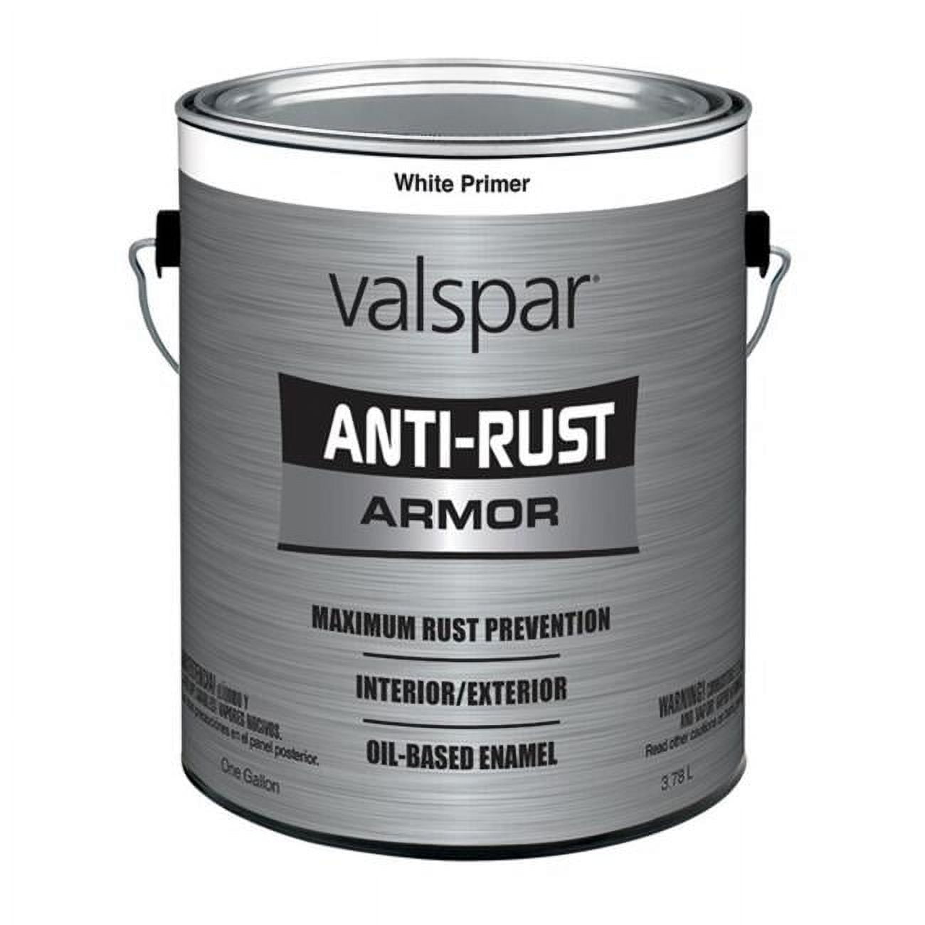 Valspar 1017044 gal Anti Rust Primer, Galvanized White