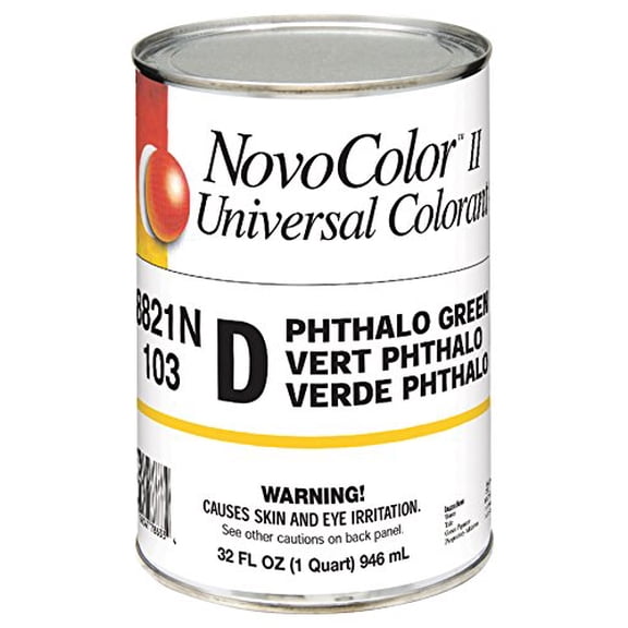 Valspar 211423 NovoColor II Colorant Zero VOC 8821N D Phthalo Green, Quart