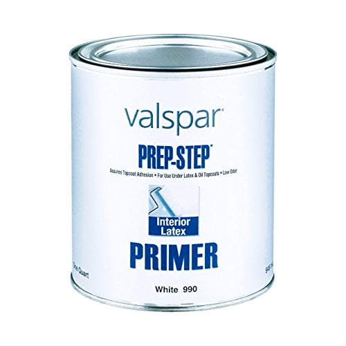 Valspar 44-990 QT 1 Quart White Prep-Step Interior Latex Wallboard Primer
