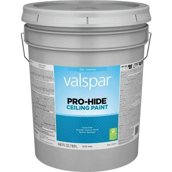 Valspar 028.0016028.008 5 gal Pro Hide Ceiling Paint, White