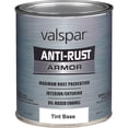 thumbnail image 1 of Valspar Anti-Rust Oil-Based Gloss Armor Rust Control Enamel, Tint Base, 1 Qt., 1 of 2