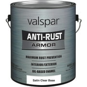 Valspar Anti-Rust Armor Enamel - Durable Satin Rust Control - 1 Gal, White   Residential Use, Standard Application