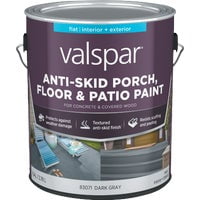 Valspar Anti-Skid Latex Paint 1 Gal. Concrete Paint - Pack of 24 Bulk Value Case