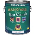 thumbnail image 1 of Valspar Brand 1 Gallon Satin Man Oft. War Marine Spar Varnish Low VOC  80-6535 GL - Pack of 2, 1 of 2