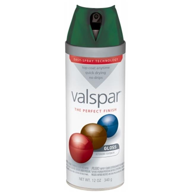 Valspar Brand 410-85035 SP 12 Oz Palmetto Green Gloss Premium Enamel Spray Paint - Pack of 6