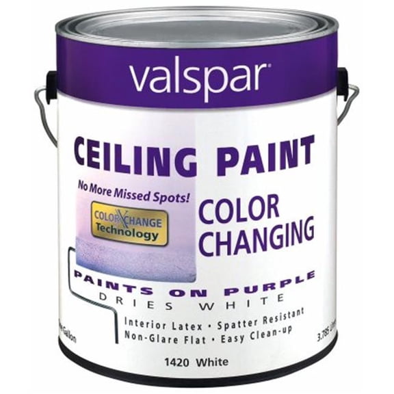 Valspar Brand Ultra Premium Interior Latex Ceiling Paint 27-1420 GL - Pack of 4