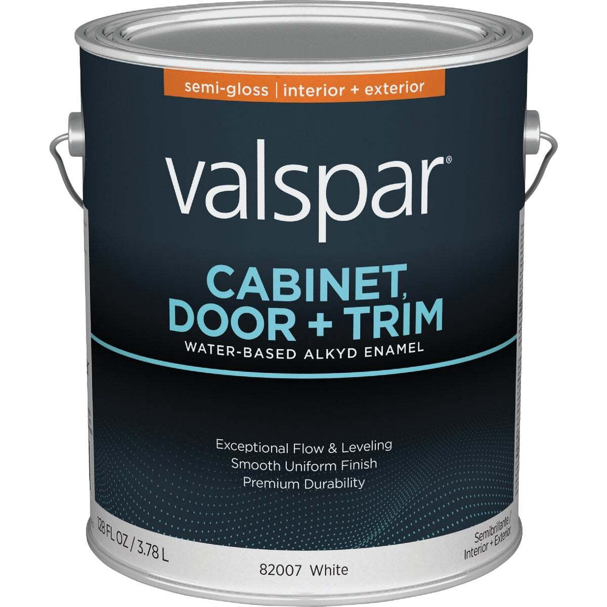 Valspar Cabinet, Door, & Trim Int S/G White Enamel 028.0082007.007