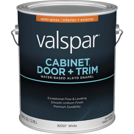 Valspar Cabinet, Door, & Trim Int S/G White Enamel 028.0082007.007