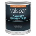 Valspar Door and Trim Oil Enriched Enamel, SemiGloss, White