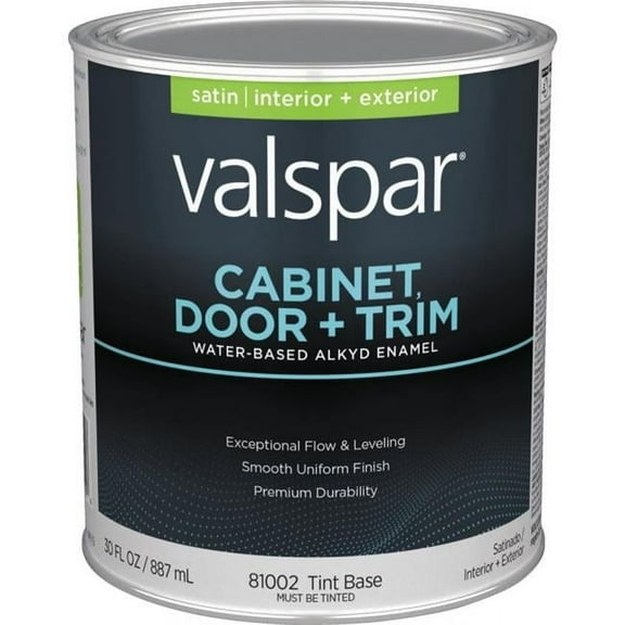 Valspar Cabinet Door trim Multicolor Satin Enamel Household Paint 1 qt