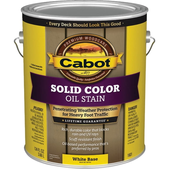 Valspar/Cabot Inc. Cabot Solid Color Oil Deck Stain - Pack of 6