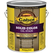 Valspar Cabot Solid Color Oil Based Decking Stain Wood Finish, 120 fl oz