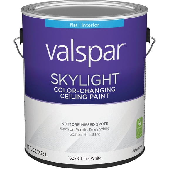 Valspar Color Changing Latex Flat Ceiling Paint - Pack of 6