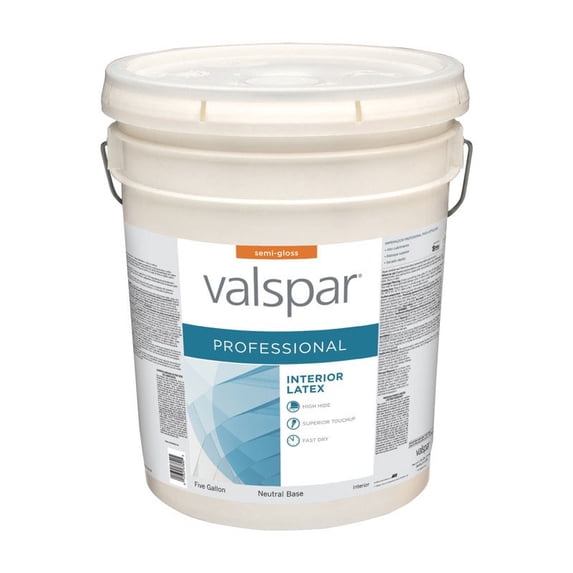 Valspar Paint Interior Semi Gloss Neutral Base 5 Gl