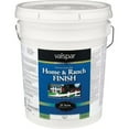 thumbnail image 1 of Valspar Exterior Latex Self Priming Flat Home And Ranch Finish, White, 5 Gal., 1 of 1