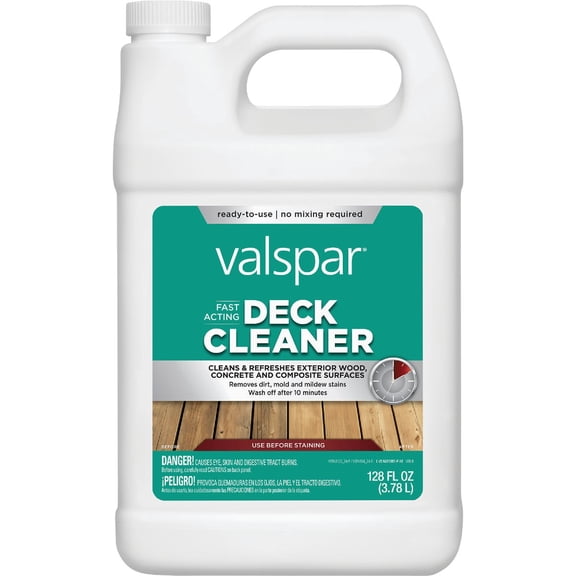 Valspar Fast Acting Deck Cleaner - Single Pack