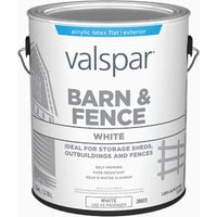 Valspar Latex Paint & Primer In One Flat Barn & Fence Paint - Pack of 10